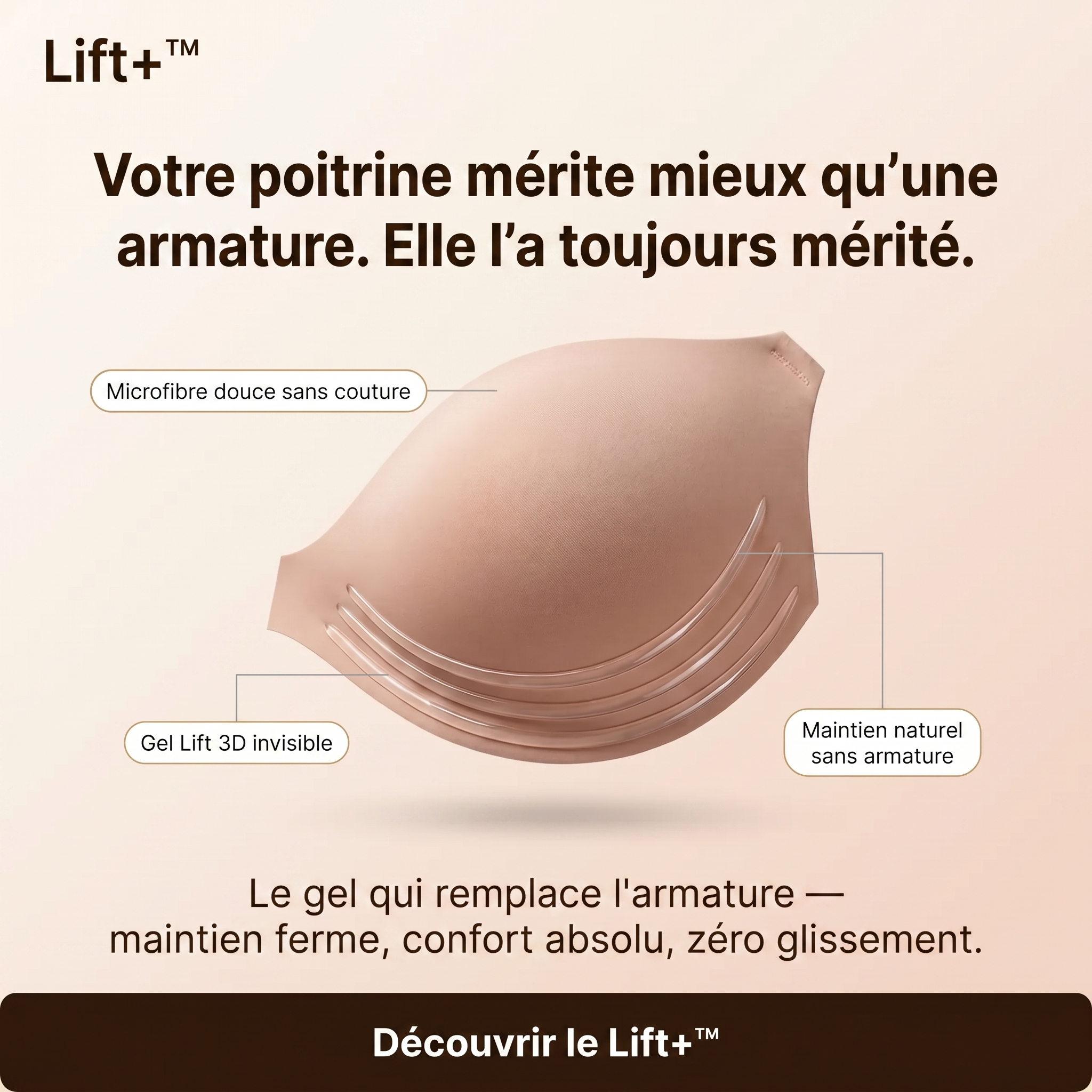 Le Soutien-Gorge Lift+ 3D Evolya™