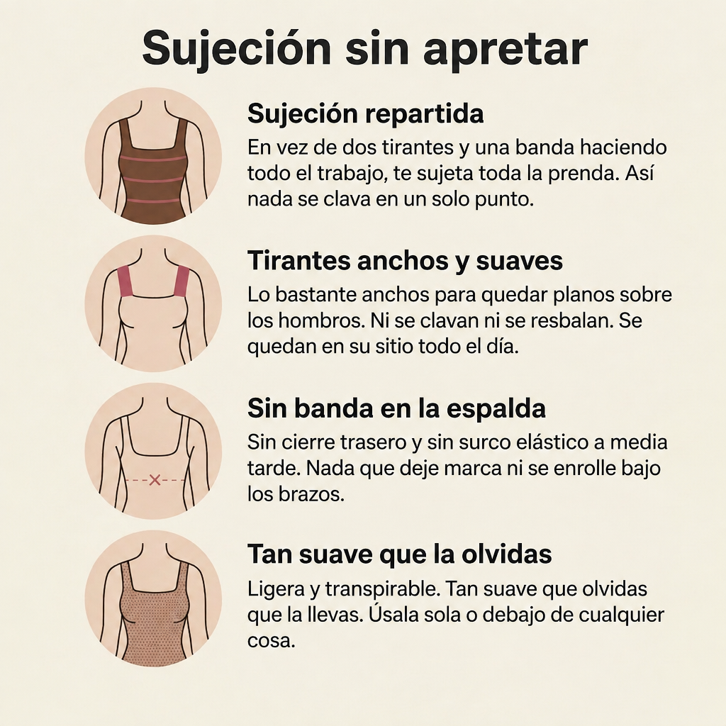 Top Evolya con Sujeción Integrada