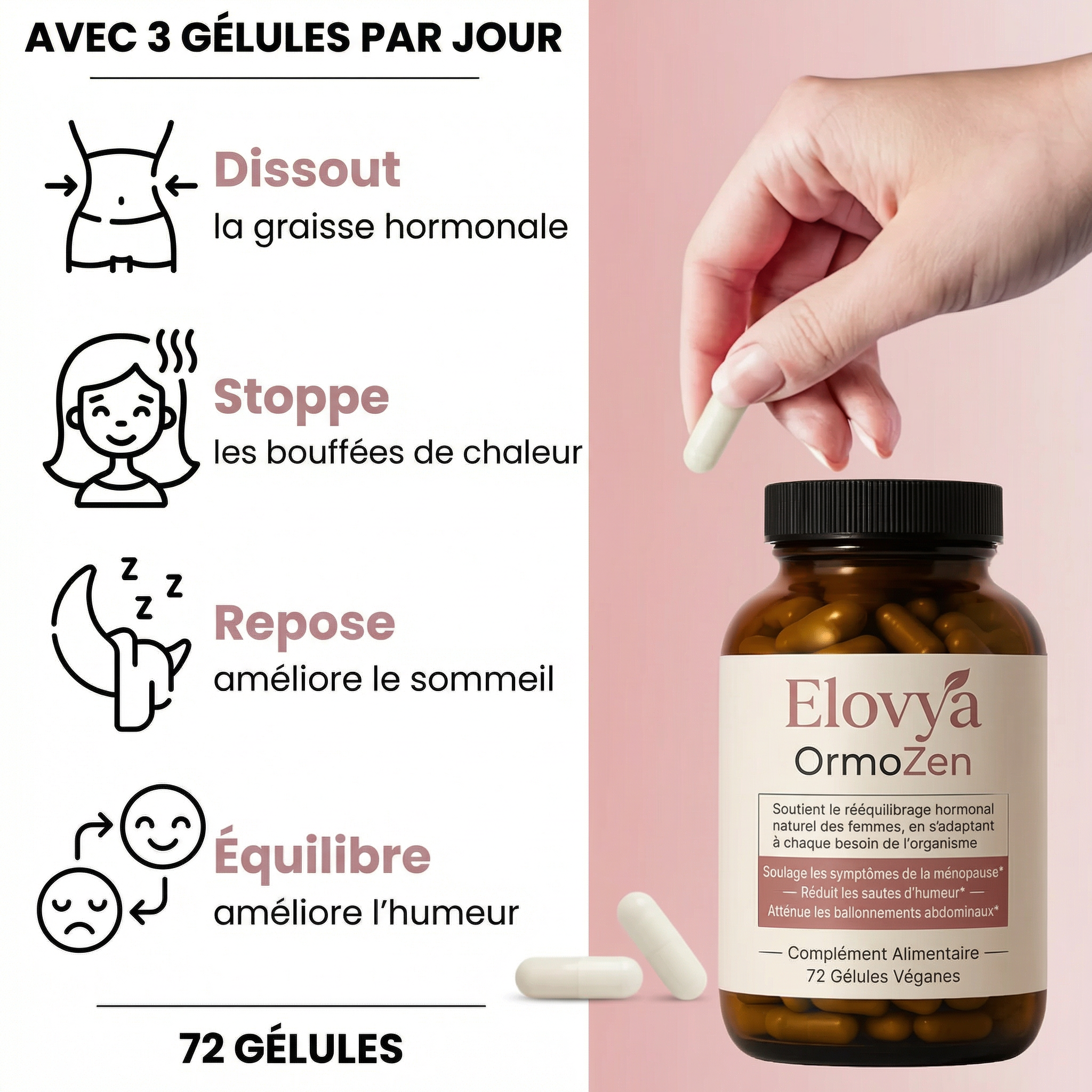 Evolya™ | La solution complète pour rééquilibrer la ménopause en 14 jours