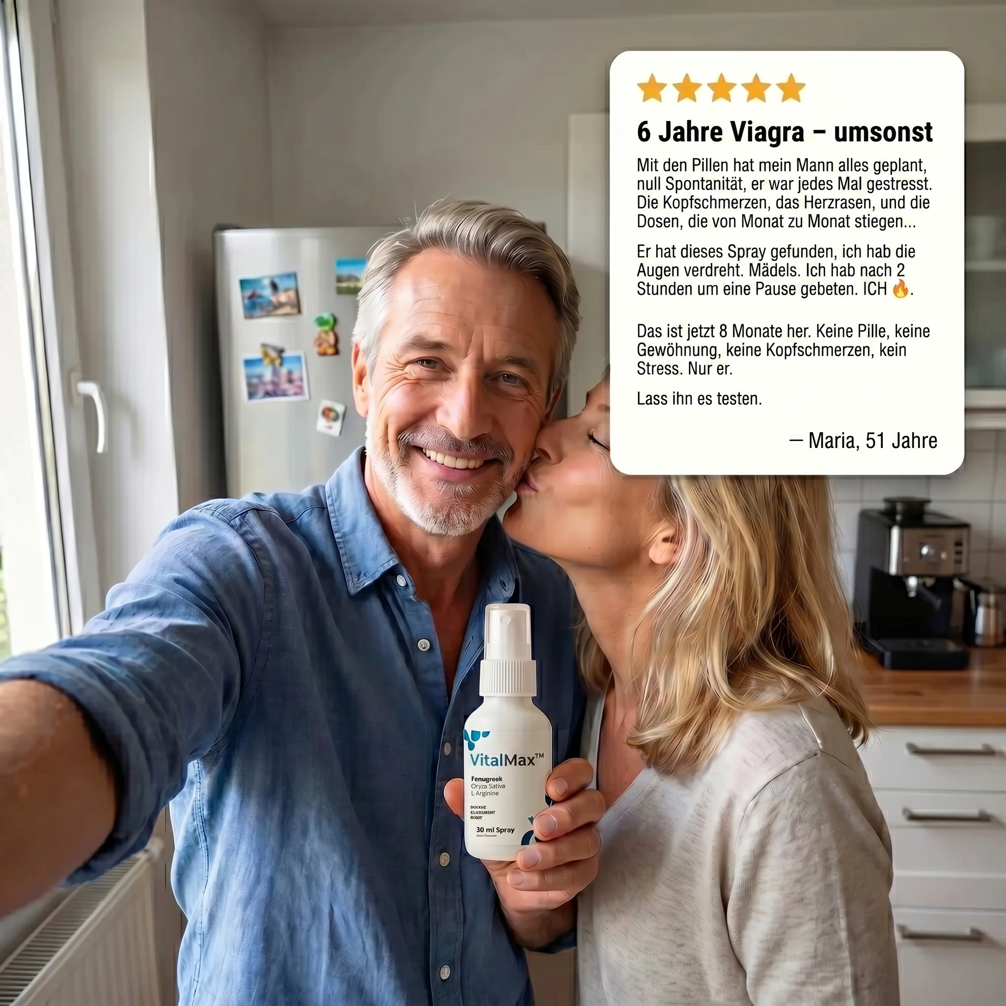 VitalMax — Hart in Sekunden, Ohne Pille